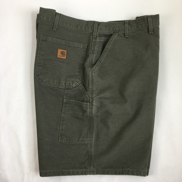 Carhartt Washed Duck Work Short Green 46 - Picture 6 of 16
